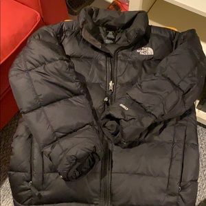 Northface Boys Black Down Jacket 550